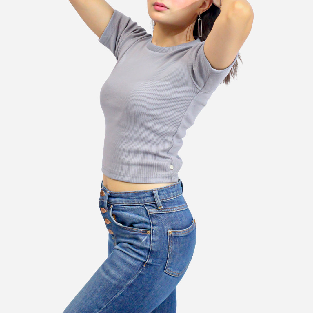 Spark Women Crop top Purple Color