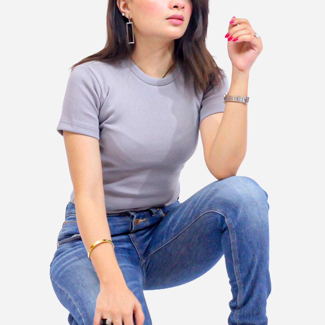 Spark Women Crop top Purple Color