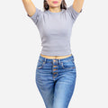 Spark Women Crop top Purple Color