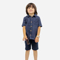 TILT Boys Navy Color Shirt