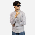 ZR Men's Grey Color Shirt