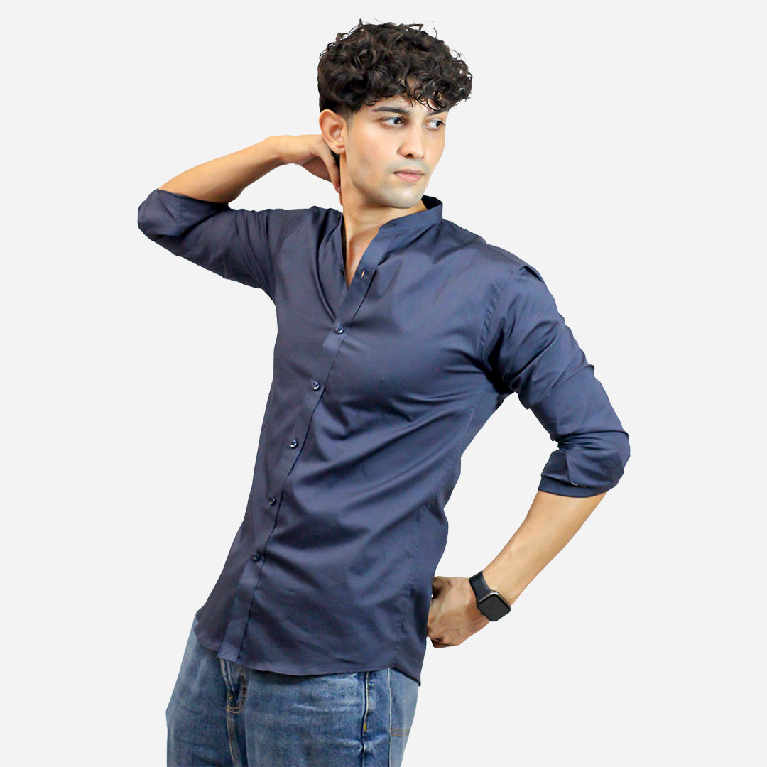 ZR Men's Navy Color Shirt
