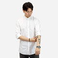 ZR Men's White Color Shirt