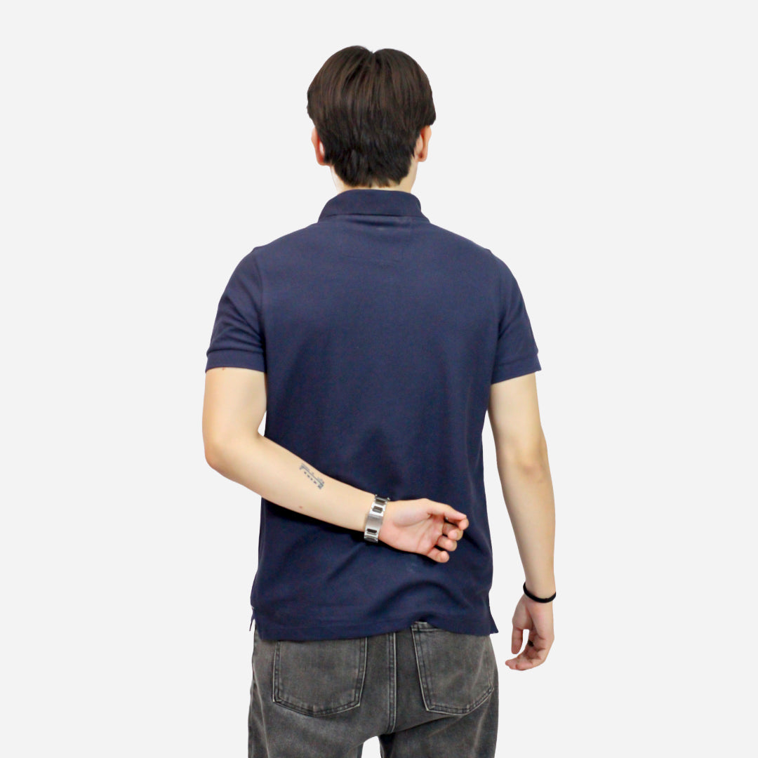 MM Men's Navy Blue Polo T-shirt