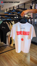 Cosmic Signals Graphic White T-Shirt
